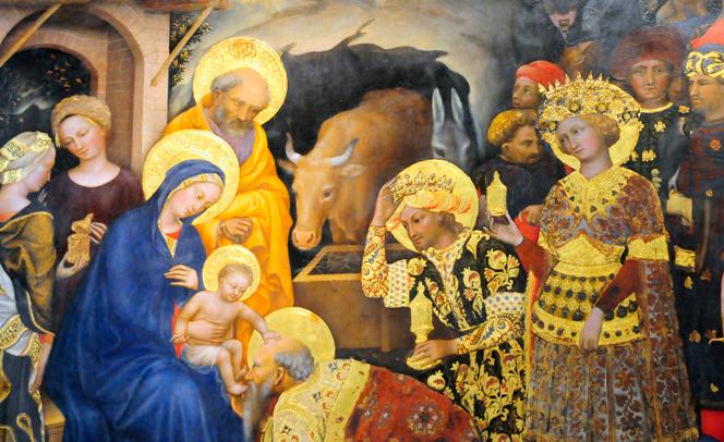 L’Adoration des mages, de Gentile da Fabriano, au musée des Offices de Florence.