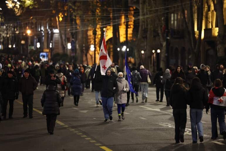 Protests against Kaflashvili's presidency