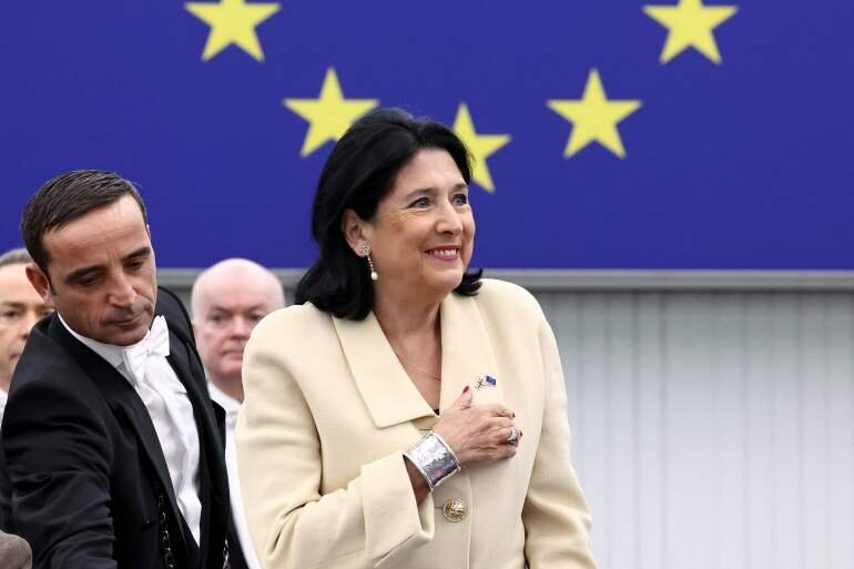 Salomé Zourabichvili, supporter of EU policies