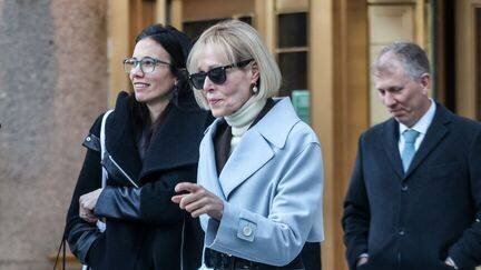 Elizabeth Jean Carroll à New York, le 17 janvier 2024. (SELCUK ACAR / ANADOLU / AFP)