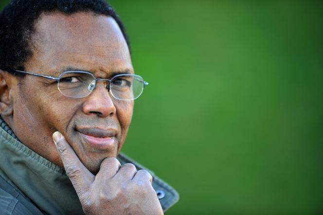 L’écrivain guinéen Tierno Monénembo, à Caen, le 26 décembre 2008.