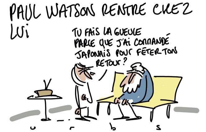 Dessin paru en une du « Monde » daté du 20 décembre 2024, signé par le dessinateur français Urbs.
