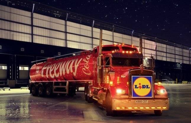 Camion de Noël de Lidl