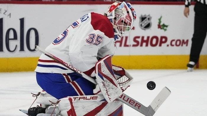 Samuel Montembeault effectue un arrêt