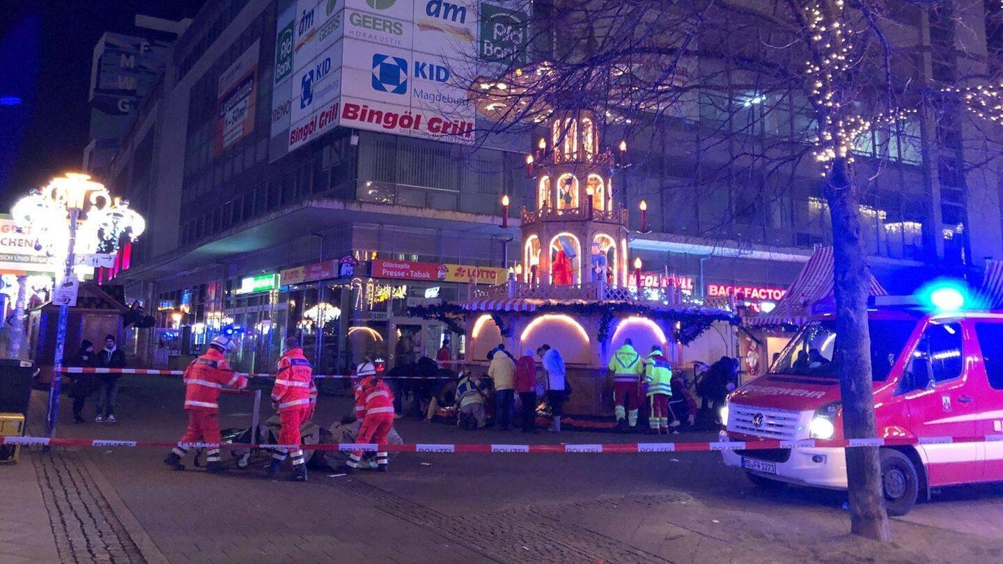 Intervention des secours après l'attaque à New Orleans