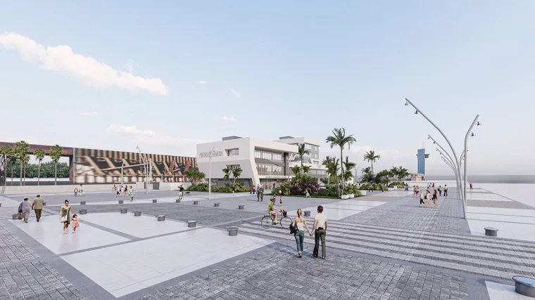 Simulation de la transformation du port d'Almería