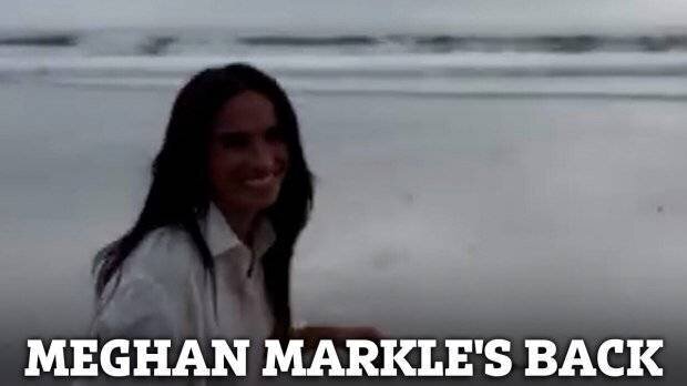 Meghan Markle sur la plage