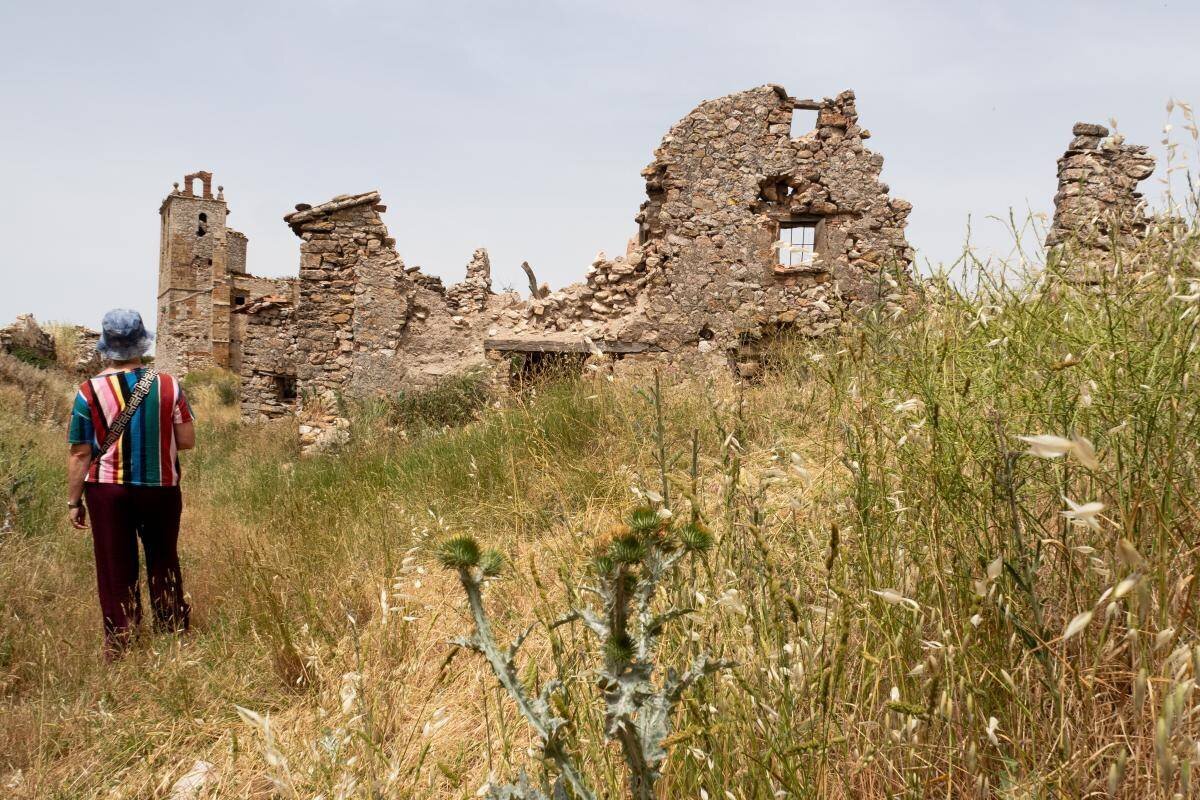 Les ruines de la village de Peñalcázar