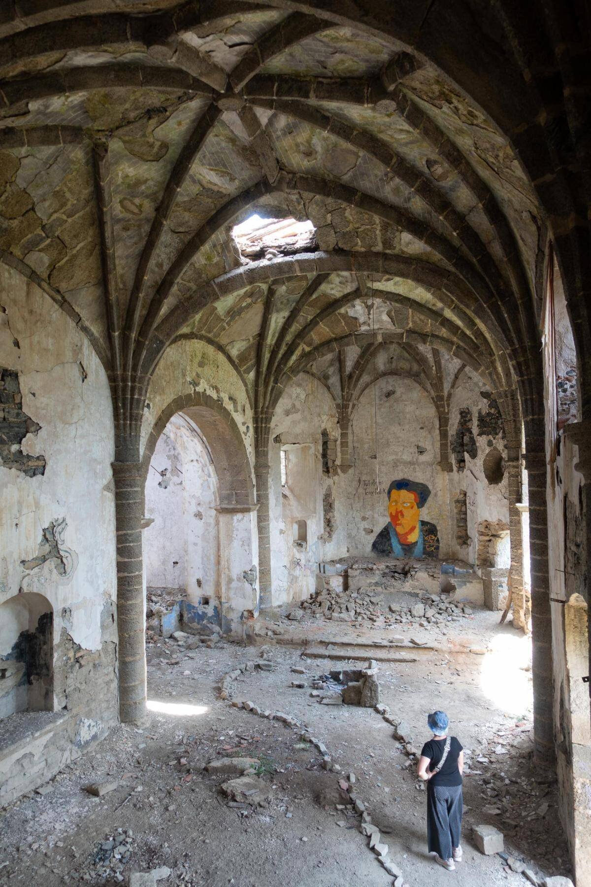 L'église en ruine d'Aldealcardo