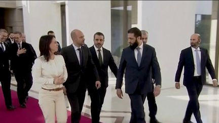 Rencontre entre Jean-Noël Barrot et Ahmad al-Chareh