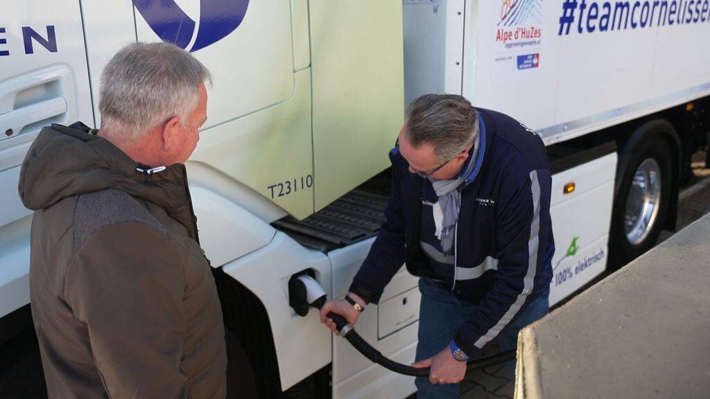 Camion électrique de Cornelissen