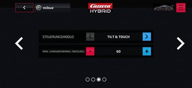 Carrera Hybrid - Application du jeu