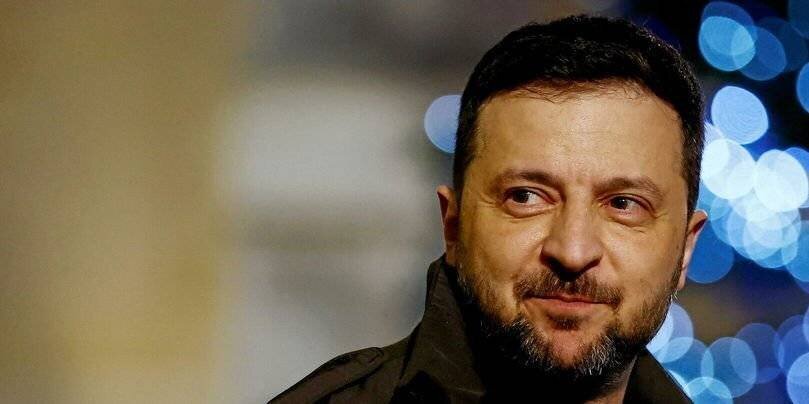 Président de l'Ukraine, Volodymyr Zelensky, en conflit avec la Russie depuis trois ans.