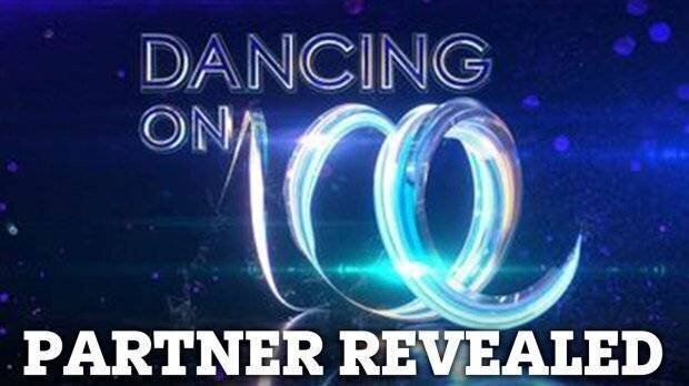Ferne McCann avec son partenaire de Dancing on Ice