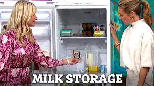 Conseils de stockage du lait