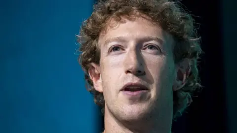 Mark Zuckerberg aperçu en septembre 2024.