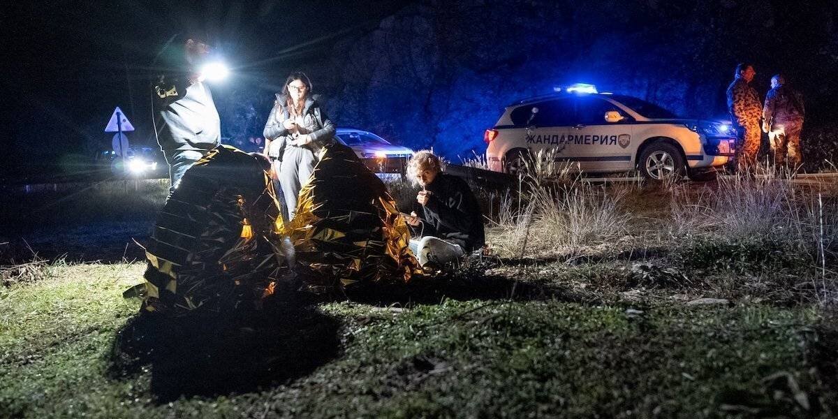 Un soccorso notturno in estate in Bulgaria (Francesco Cibati)