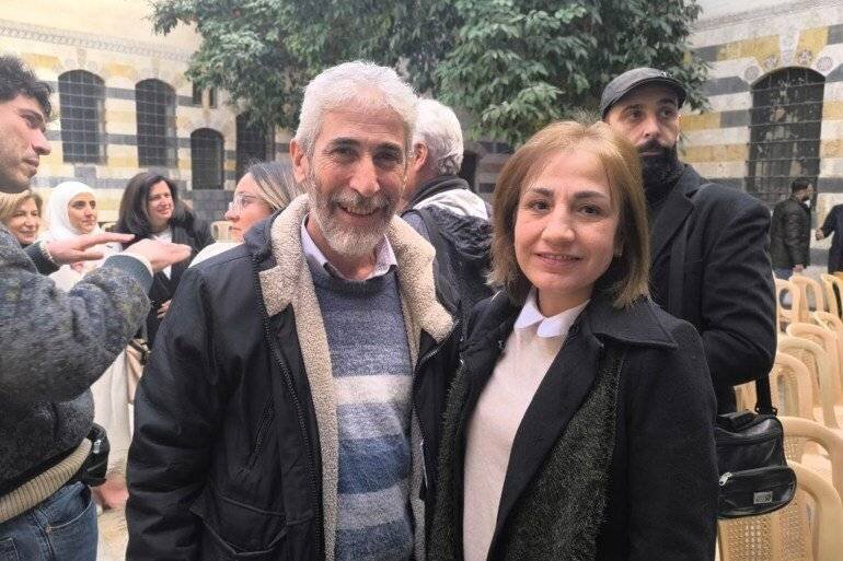 Salma Sayad et son mari