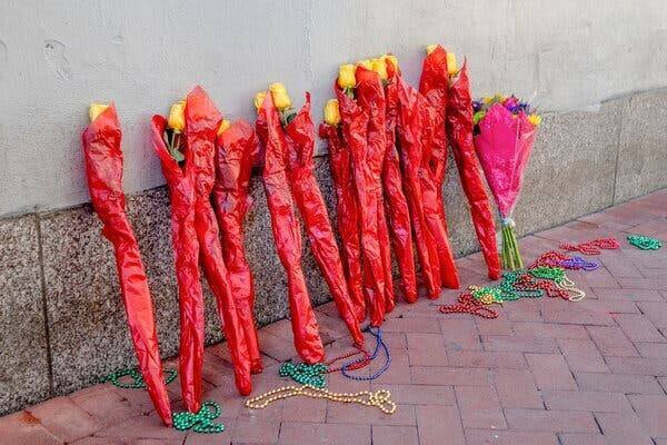 Mémorial sur Bourbon Street à la Nouvelle-Orléans