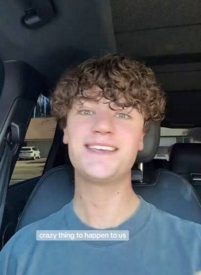 Jayden Clark dans son TikTok