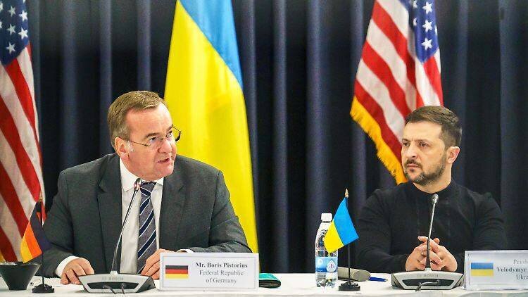 Le président ukrainien Zelensky à Ramstein