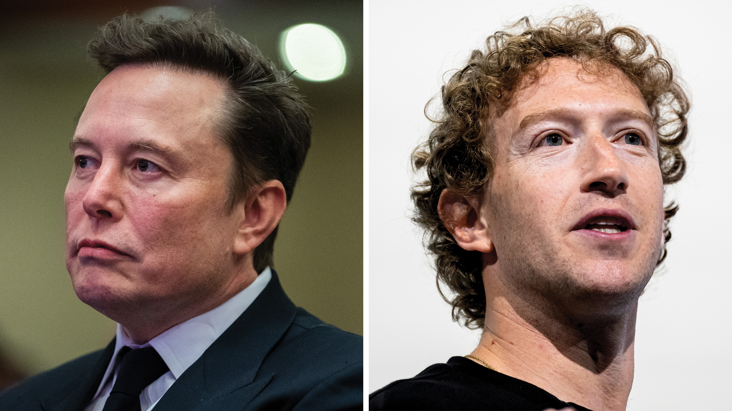 Elon Musk et Mark Zuckerberg