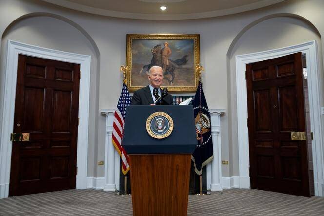 Joe Biden, à la Maison Blanche, à Washington, le 10 janvier 2025.