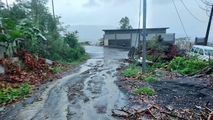 Des intempéries à Mayotte, le 12 janvier 2025. (OLIVIER MURAT / FRANCE TELEVISIONS)