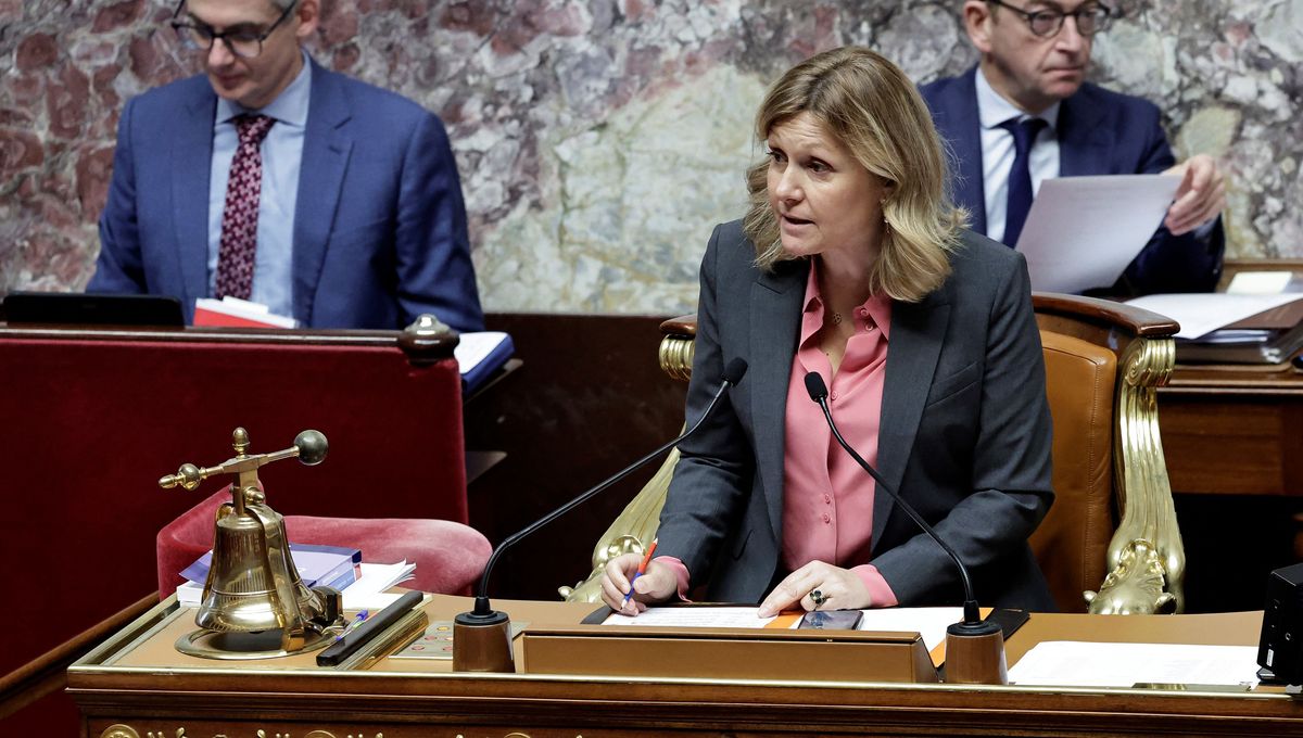 La présidente de l'Assemblée Yaël Braun-Pivet.