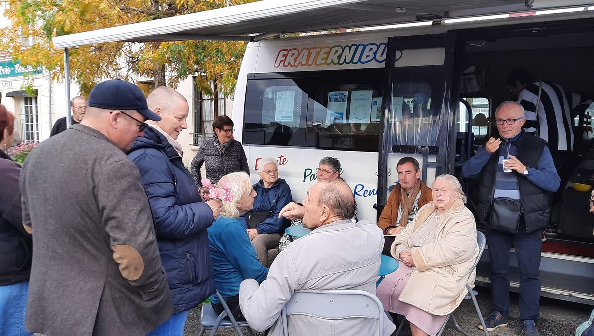 Le Fraternibus sur le marché de Breteuil