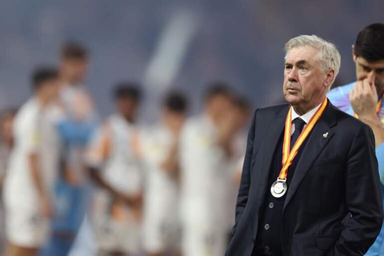 Carlo Ancelotti, entraîneur du Real Madrid