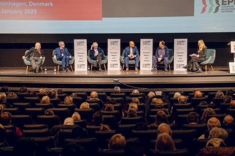 Conférence Ensemble pour la paix au Danemark, source : Réseau européen de solidarité avec la Palestine