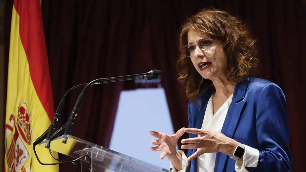 María Jesús Montero, vice-présidente du gouvernement espagnol et ministre des Finances.