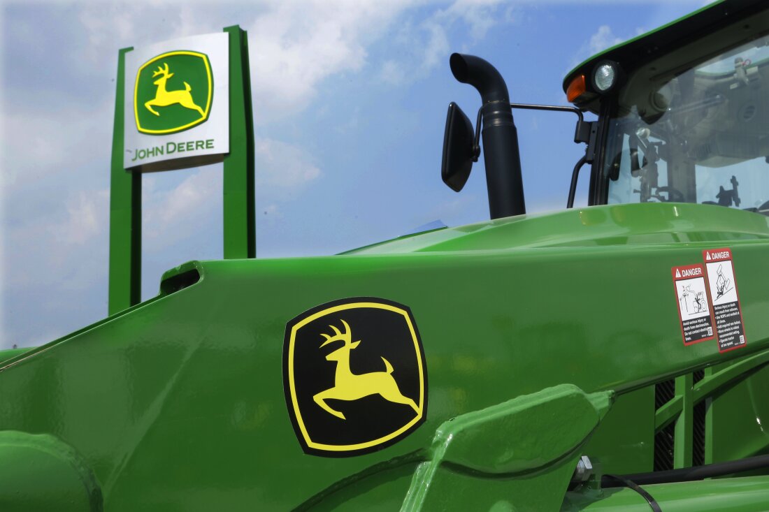 John Deere is accused of illegally restricting farmers' ability to repair tractors and other equipment in a lawsuit by the Federal Trade Commission along with two states.