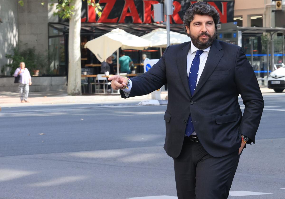 Fernando López Miras, président de la Région de Murcia