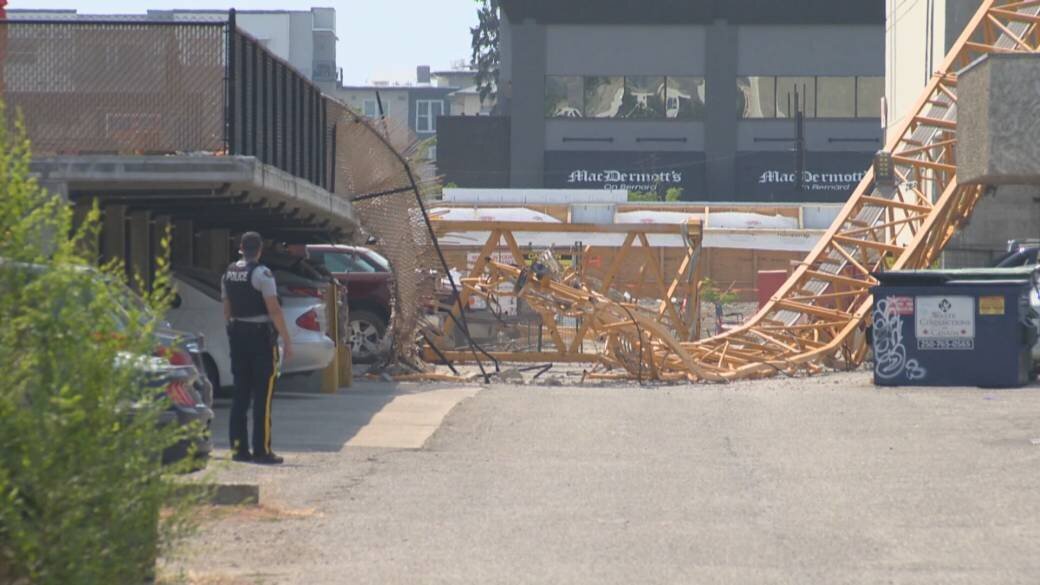 Nouvelle réglementation sur la sécurité des grues à tour en vigueur en C.-B.