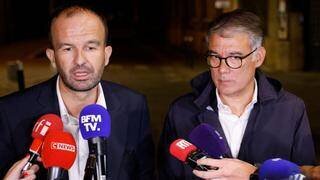 Manuel Bompard et Olivier Faure, divisés sur la méthode