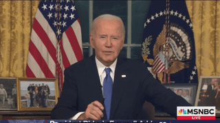 Joe Biden n’a pas épargné Donald Trump pendant son dernier discours de président (sans jamais le citer)
