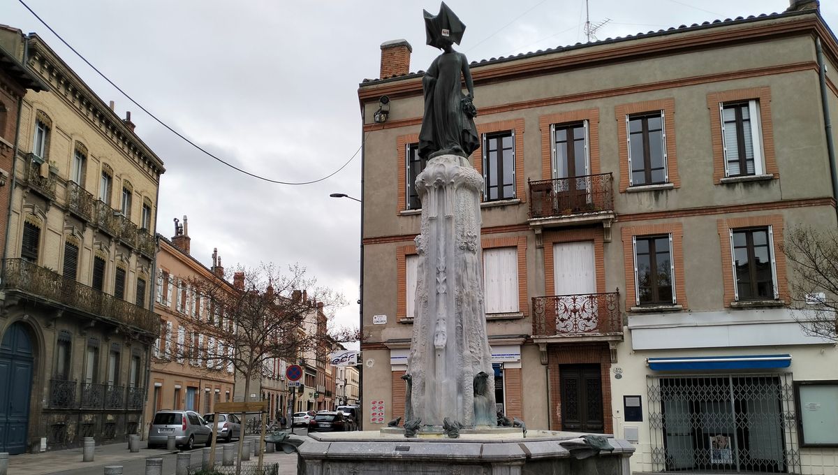 Fontaine Clémence Isaure, quartier des Chalets à Toulouse