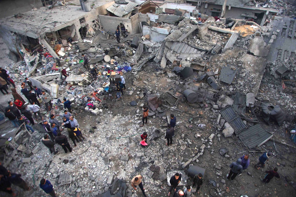 Destruction dans le nord de Gaza