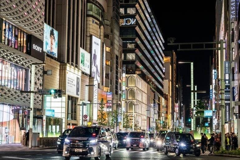 Quartier Ginza à Tokyo