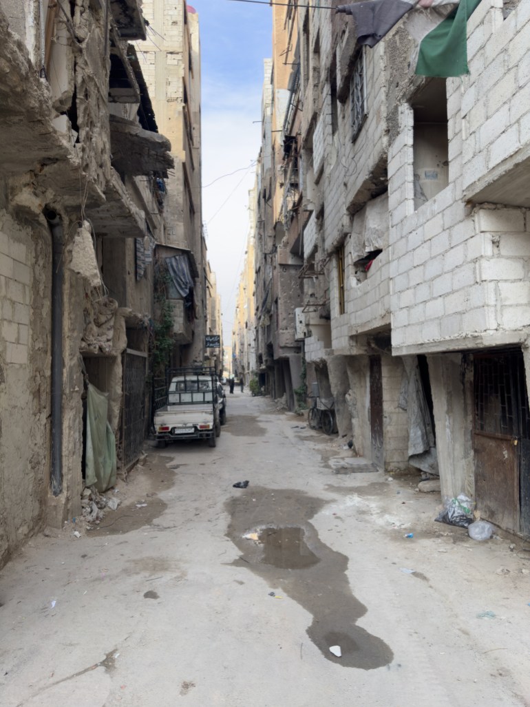 Camp de Yarmouk, Rue des résistants