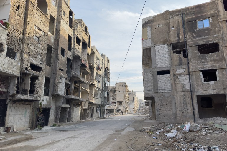 Camp de Yarmouk, Rue des résistants