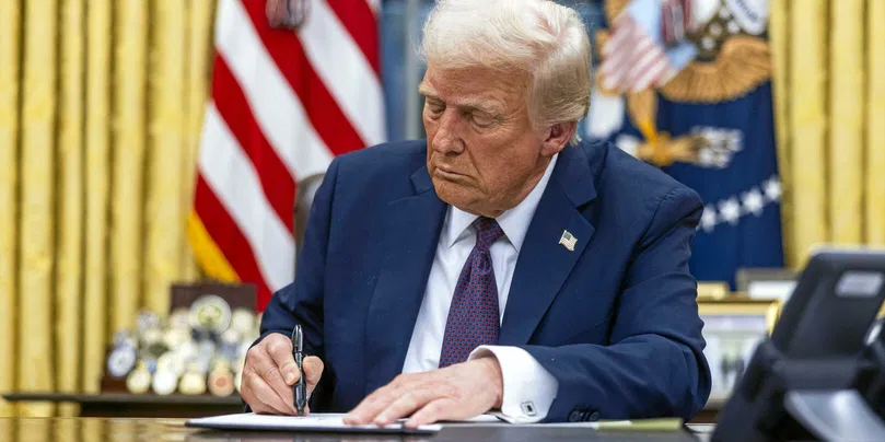 Donald Trump à la Maison-Blanche, le 20 janvier.