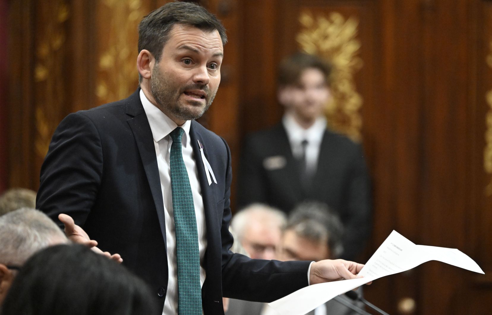Le chef du PQ, Paul St-Pierre Plamondon, le 28 novembre 2024
