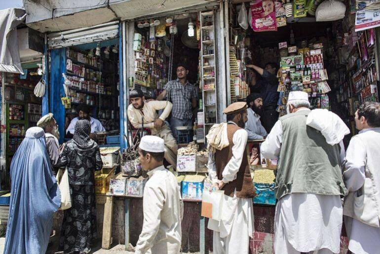 KABUL, AFGHANISTAN - JULY 19: A Sikh shop keeper in the old city of Kabul Afghanistan, July 19, 2012. The Sikh community in Afghanistan, which arrived several hundred years ago, has been mildly tolerated by the various powers ruling over the past few decades, however, years of war have taken their toll on the community forcing many of them to leave. What was once thousands of families are now only several hundred living in the country. (Jonathan Saruk/Getty Images)