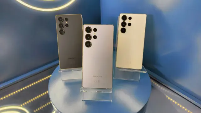 Trois de los colores en los que llega el Samsung Galaxy S25 Ultra