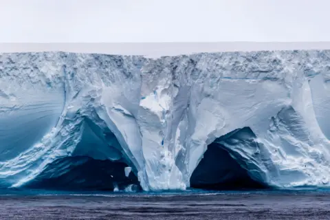 Iceberg A23a dérivant dans l'océan austral