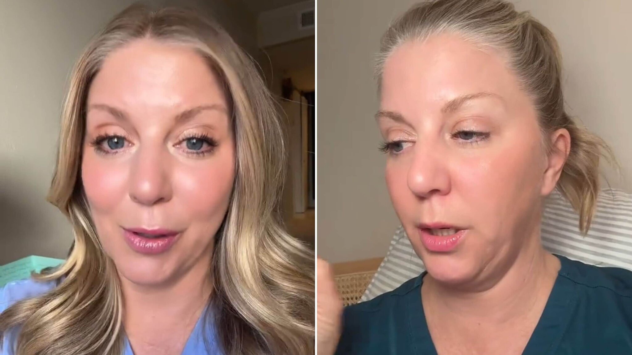 Julie lors de son travail en hospice