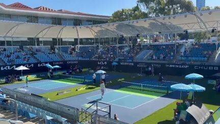 Premier tournoi du Grand Chelem de pickleball à l'Open d'Australie.
